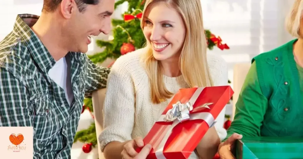 Receiving a Gift with a Birthday Wish