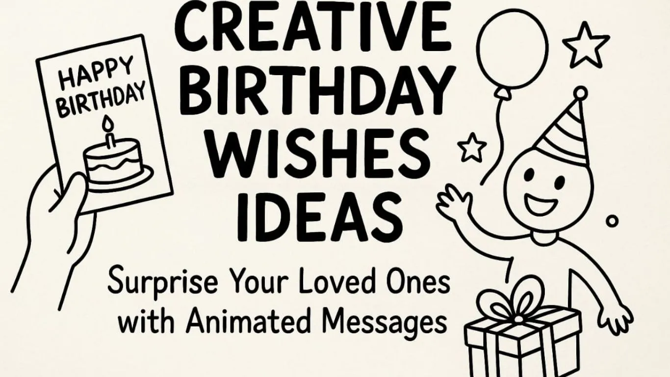 Creative Birthday Wishes Ideas: Surprise Your Loved Ones with Animated Messages