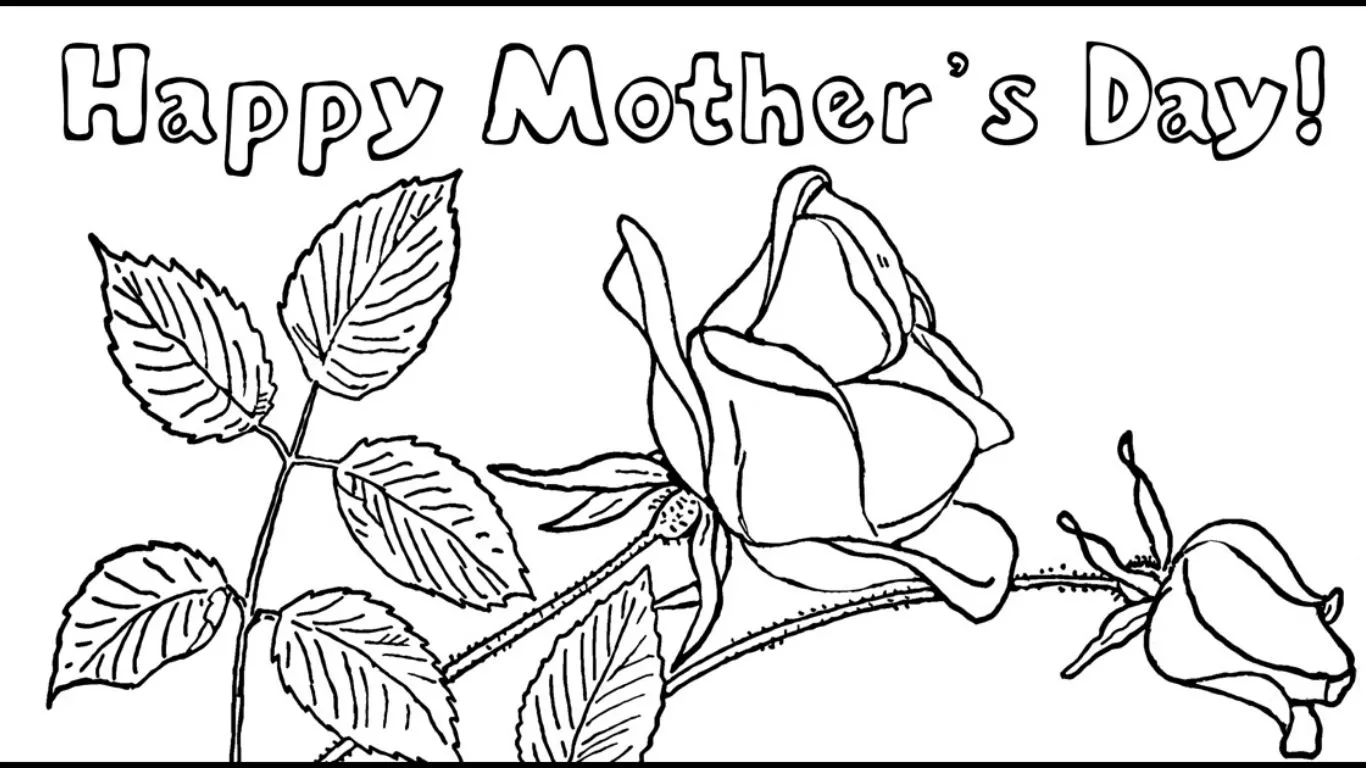 Mother’s Day Coloring Pages